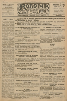 Robotnik : centralny organ P.P.S. R.34, nr 10 (10 stycznia 1928) = nr 3207