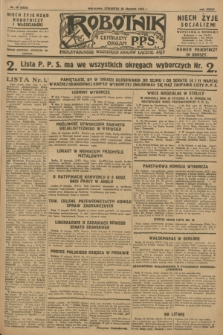 Robotnik : centralny organ P.P.S. R.34, nr 26 (26 stycznia 1928) = nr 3223