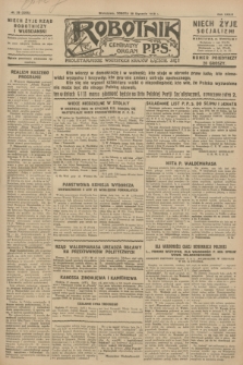 Robotnik : centralny organ P.P.S. R.34, nr 28 (28 stycznia 1928) = nr 3225
