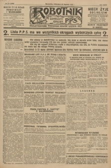 Robotnik : centralny organ P.P.S. R.34, nr 29 (29 stycznia 1928) = nr 3226