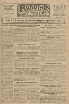 Robotnik : centralny organ P.P.S. R.34, nr 38 (7 lutego 1928) = nr 3235