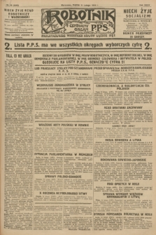 Robotnik : centralny organ P.P.S. R.34, nr 48 (17 lutego 1928) = nr 3245
