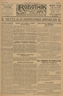Robotnik : centralny organ P.P.S. R.34, nr 59 (28 lutego 1928) = nr 3256