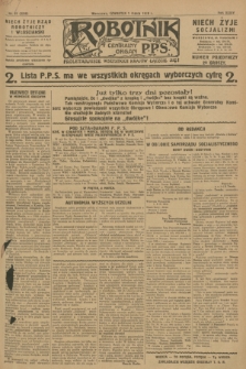 Robotnik : centralny organ P.P.S. R.34, nr 61 (1 marca 1928) = nr 3258
