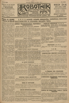 Robotnik : centralny organ P.P.S. R.34, nr 84 (24 marca 1928) = nr 3289
