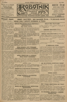 Robotnik : centralny organ P.P.S. R.34, nr 85 (25 marca 1928) = nr 3281