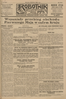 Robotnik : centralny organ P.P.S. R.34, nr 123 (3 maja 1928) = nr 3318