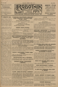 Robotnik : centralny organ P.P.S. R.34, nr 125 (5 maja 1928) = nr 3320