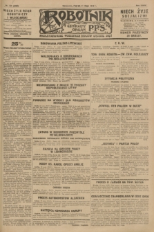 Robotnik : centralny organ P.P.S. R.34, nr 131 (11 maja 1928) = nr 3326