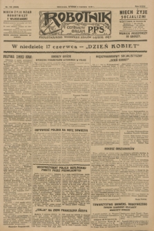Robotnik : centralny organ P.P.S. R.34, nr 155 (5 czerwca 1928) = nr 3349