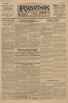 Robotnik : centralny organ P.P.S. R.34, nr 191 (10 lipca 1928) = nr 3389