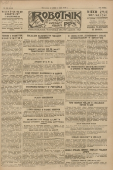Robotnik : centralny organ P.P.S. R.34, nr 205 (24 lipca 1928) = nr 3313
