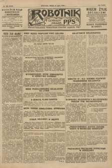 Robotnik : centralny organ P.P.S. R.34, nr 206 (25 lipca 1928) = nr 3314
