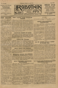Robotnik : centralny organ P.P.S. R.34, nr 212 (31 lipca 1928) = nr 3320