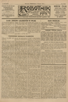 Robotnik : centralny organ P.P.S. R.34, nr 225 (13 sierpnia 1928) = nr 3423