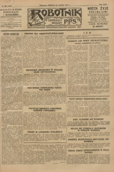 Robotnik : centralny organ P.P.S. R.34, nr 238 (26 sierpnia 1928) = nr 3435