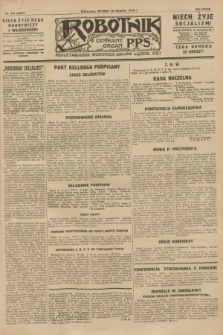 Robotnik : centralny organ P.P.S. R.34, nr 240 (28 sierpnia 1928) = nr 3437
