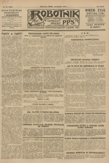 Robotnik : centralny organ P.P.S. R.34, nr 241 (29 sierpnia 1928) = nr 3438