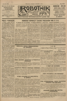Robotnik : centralny organ P.P.S. R.34, nr 261 (18 września 1928) = nr 3468