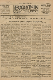 Robotnik : centralny organ P.P.S. R.34, nr 262 (19 września 1928) = nr 3469