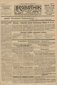 Robotnik : centralny organ P.P.S. R.34, nr 266 (23 września 1928) = nr 3473
