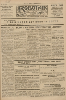 Robotnik : centralny organ P.P.S. R.34, nr 272 (29 września 1928) = nr 3479