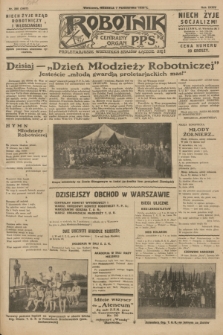 Robotnik : centralny organ P.P.S. R.34, nr 280 (7 października 1928) = nr 3487
