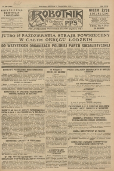 Robotnik : centralny organ P.P.S. R.34, nr 286 (14 października 1928) = nr 3494