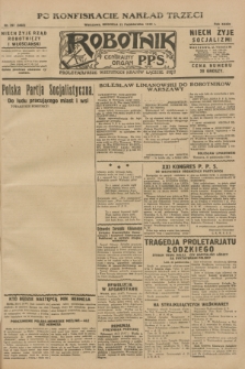Robotnik : centralny organ P.P.S. R.34, nr 297 (21 października 1928) = nr 3503 (po konfiskacie nakład trzeci)