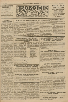 Robotnik : centralny organ P.P.S. R.34, nr 299 (23 października 1928) = nr 3506