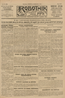 Robotnik : centralny organ P.P.S. R.34, nr 301 (25 października 1928) = nr 3508