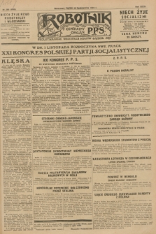 Robotnik : centralny organ P.P.S. R.34, nr 302 (26 października 1928) = nr 3509