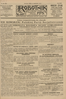 Robotnik : centralny organ P.P.S. R.34, nr 307 (31 października 1928) = nr 3514