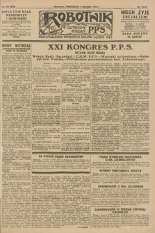 Robotnik : centralny organ P.P.S. R.34, nr 312 (5 listopada 1928) = nr 3519