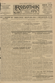 Robotnik : centralny organ P.P.S. R.34, nr 323 (15 listopada 1928) = nr 3530