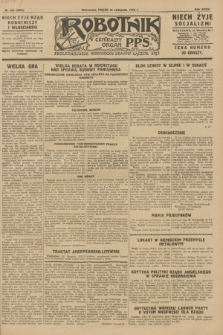 Robotnik : centralny organ P.P.S. R.34, nr 324 (16 listopada 1928) = nr 3531