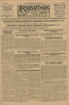Robotnik : centralny organ P.P.S. R.34, nr 327 (19 listopada 1928) = nr 3534