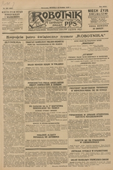 Robotnik : centralny organ P.P.S. R.34, nr 360 (23 grudnia 1928) = nr 3567