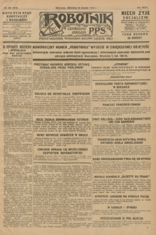 Robotnik : centralny organ P.P.S. R.34, nr 365 (30 grudnia 1928) = nr 3572