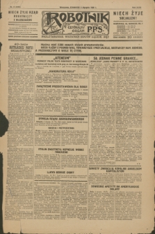 Robotnik : centralny organ P.P.S. R.35, nr 3 (3 stycznia 1929) = nr 3576