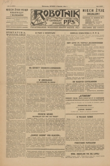Robotnik : centralny organ P.P.S. R.35, nr 8 (8 stycznia 1929) = nr 3581