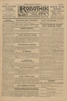 Robotnik : centralny organ P.P.S. R.35, nr 13 (13 stycznia 1929) = nr 3585