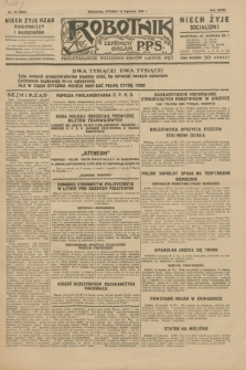 Robotnik : centralny organ P.P.S. R.35, nr 15 (15 stycznia 1929) = nr 3587