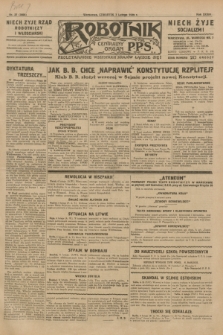 Robotnik : centralny organ P.P.S. R.35, nr 37 (7 lutego 1929) = nr 3608