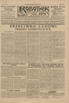 Robotnik : centralny organ P.P.S. R.35, nr 42 (12 lutego 1929) = nr 3613