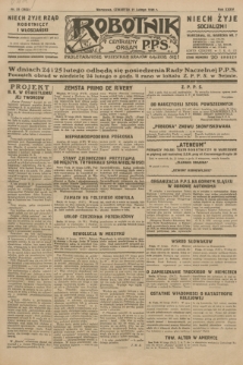 Robotnik : centralny organ P.P.S. R.35, nr 51 (21 lutego 1929) = nr 3622