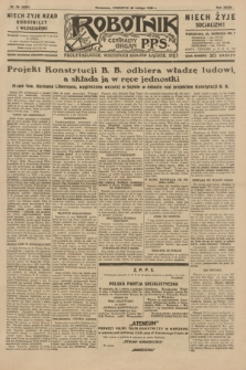 Robotnik : centralny organ P.P.S. R.35, nr 58 (28 lutego 1929) = nr 3629
