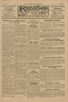 Robotnik : centralny organ P.P.S. R.35, nr 95 (8 kwietnia 1929) = nr 3667