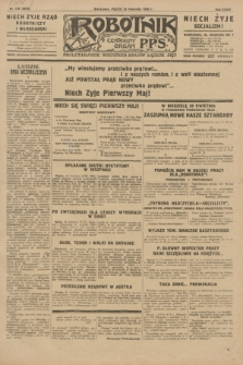 Robotnik : centralny organ P.P.S. R.35, nr 116 (26 kwietnia 1929) = nr 3678