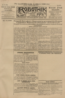 Robotnik : centralny organ P.P.S. R.35, nr 130 (9 maja 1929) = nr 3692 (po konfiskacie nakład drugi)